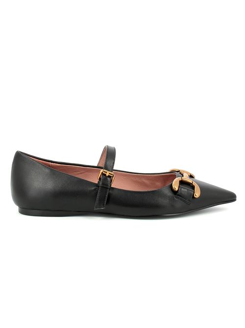 Kiva ballerina da donna in pelle nera BIBI LOU | 576Y